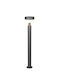 Trio Lighting Mackenzie Φωτιστικό Κολωνάκι Εξωτερικού Χώρου με Θερμό Λευκό Φως Γκρι