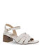 Leather Sandals Beige