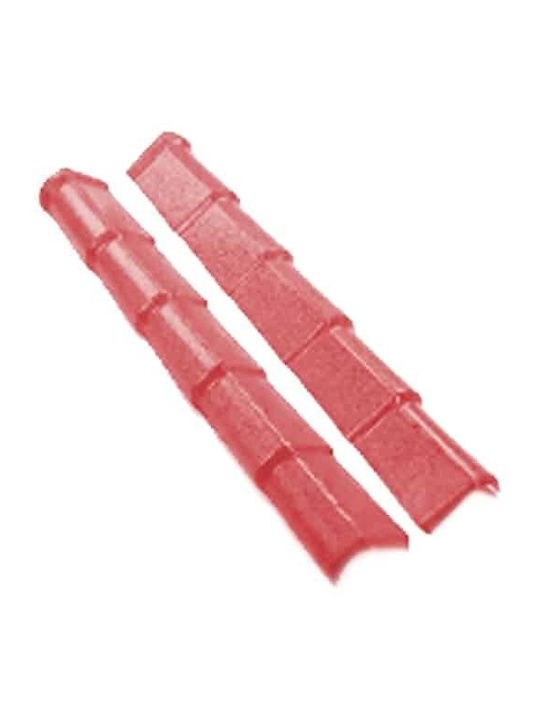 Rechte Dachendstück Rot 95cm OEM