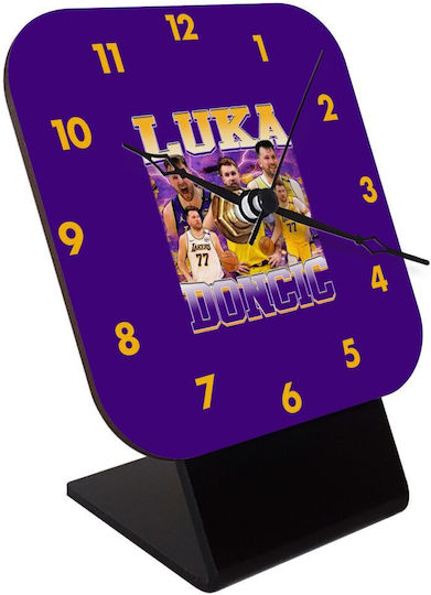 Koupakoupa Wooden Desktop Clock Luka Doncic Basketball