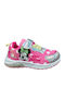 Minnie Mouse Kids Sneakers with Scratch & Lights Pink