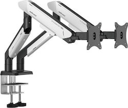 Anda Seat (AD-W-A9-2S-BW) Monitor Stand Desk Mounted up to 42" Anda Seat (AD-W-A9-2S-BW) Monitor Stand Desk Mounted up to 42"