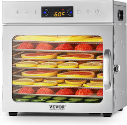 Машина за дехидратиране на храна Vevor с 8 тави от неръждаема стомана 400W за сушене на месо и плодове Машина за дехидратиране на храна Vevor с 8 тави от неръждаема стомана 400W за сушене на месо и плодове