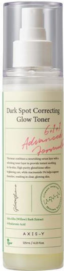 Axis-y Dark Spot Correcting Glow Toner Facial Toning Liquid with Niacinamide Panthenol & Hyaluronic Acid 125ml
