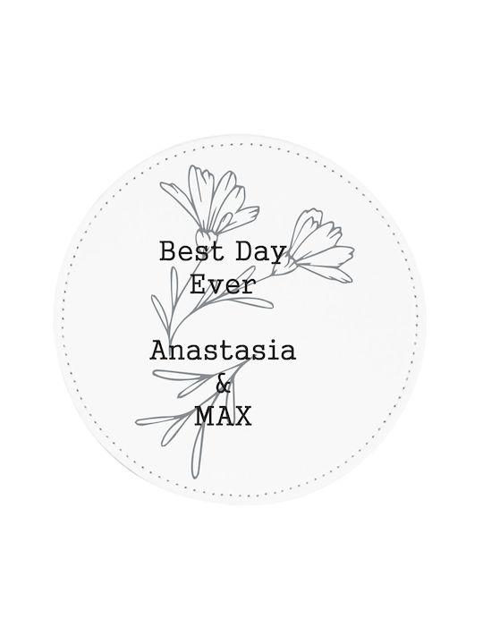 Untersetzer Personalisierte Verschiedene Materialien Anastasia & Max Marmor