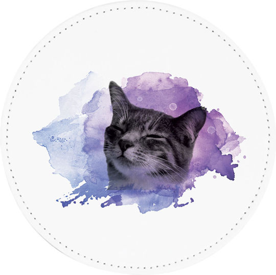 Coaster Personalized Various Materials Cat Lover Marble