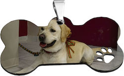 Personalisierte Haustier-ID-Tags in Knochenform