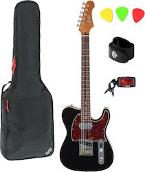Jet Guitars Jt350 Σετ Ηλεκτρική Κιθάρα T Style με Θήκη Μαύρη Jet Guitars Jt350 Σετ Ηλεκτρική Κιθάρα T Style με Θήκη Μαύρη