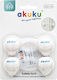 Akuku Cabinet & Drawer Lock made of Plastic in White Color 10x10cm 2pcs
