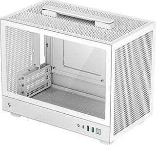 Deepcool CH160 Mesh Gaming Mini Tower Carcasă PC Cu Deschidere Laterală Albă