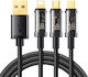 Leewello Regular USB 2.0 spre micro USB Cablu Negru 1m 1buc