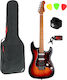 Jet Guitars Σετ Ηλεκτρική Κιθάρα ST Style με HS...