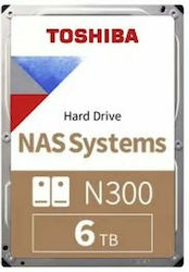 Toshiba N300 Bulk 6TB 3.5" 7200rpm MN10ADA600S