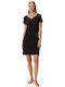 GoldenBay Summer Women's Nightdress Black