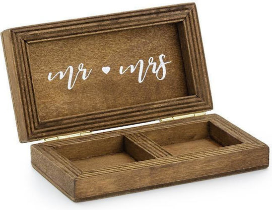 Beauty Home Ξυλινο Κουτακι Mr & Mrs 10 X 5,5 Cm
