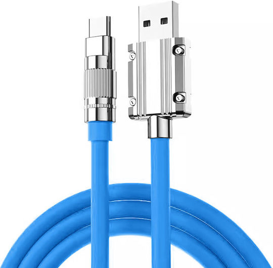 Leewello USB-A to Lightning Cable 120W Blue 1.2m