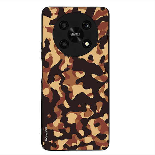 Carcasă Sonique Camouflage Army Series pentru Honor Magic4 Lite 5G Maro 01