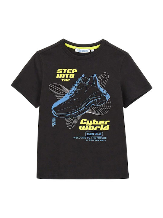 Kids' Shirt Short Sleeve Black