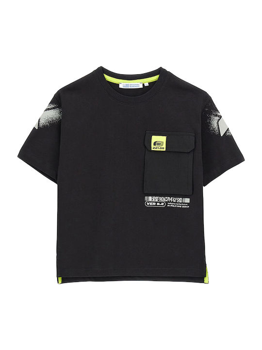Kids' Shirt Short Sleeve Black