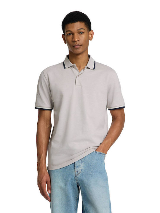 Selected Selected Short Sleeve Ecru Polo Shirt