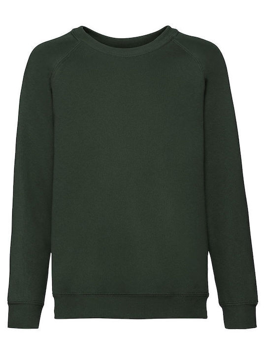 Fruit of the Loom Kids Sweatshirt Bottle Green