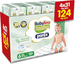 Babylino Premium Pants No. 6 για 13-18kg 124τμχ Babylino Premium Pants No. 6 για 13-18kg 124τμχ