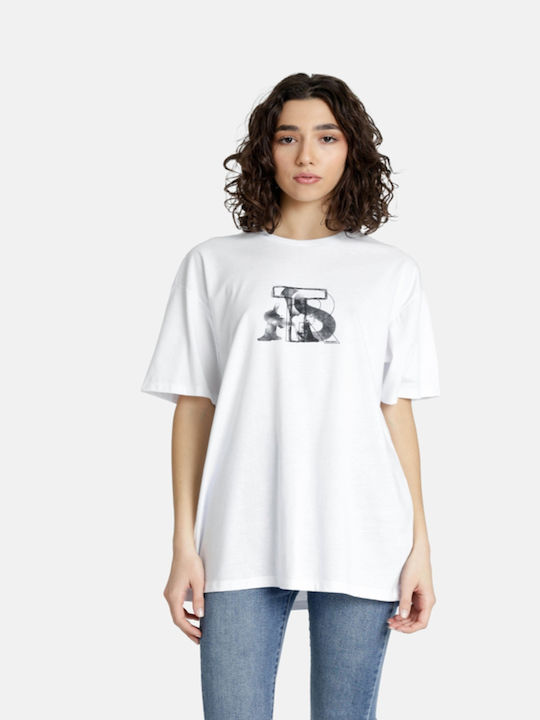 Paco & Co Bluze Damă Γυνăiesc T-shirt Alb
