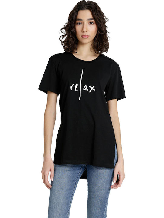 Paco & Co Bluza Damă Tricou Neagră