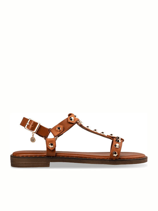 Envie Shoes Nomen Γυναικεία Σανδάλια Καφέ