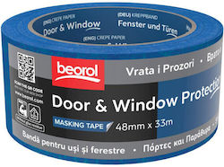 Beorol Blaues Papierklebeband 48mm 33m Dk4833