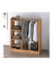Rozesme Entry Furniture with Shoe Rack Pine Oak 120x40x135cm