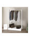Belgum Eingangsmöbel mit Schuhschrank White 87.3x35x128cm