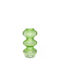 Zaros Decorative Vase Lines Green 16x30cm
