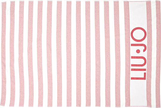 Liu Jo Beach Towel Cotton Red 100x145cm.