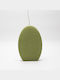 Eurolamp Christmas Green Candle 18x12cm 2pcs