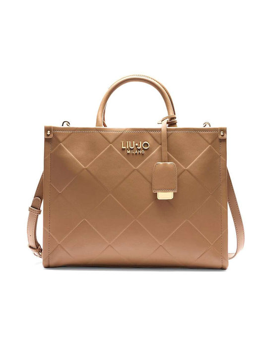 トートバッグ LIU JO Woman Tote bags White AA5206E0778 01065 Medium handbag with charm colour white | Liu Jo