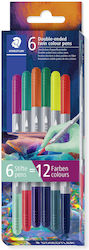 Staedtler Μαρκαδόροι Σχεδίου Σετ 6 χρώματα