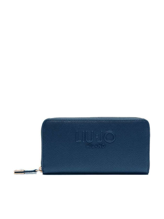 財布・小物その他 LIU JO Woman Wallet Gnawed Blue AA5155E0087 00120 LIU JO: Wallet woman - Gnawed Blue | Liu Jo wallet