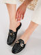 Flat Mules σε Μαύρο Χρώμα