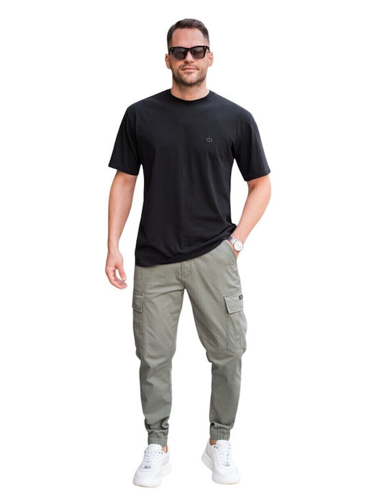 Pantaloni Elastic Lt. Khaki