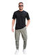 Pantaloni Elastic Lt. Khaki