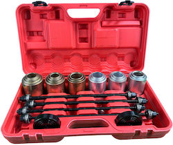 Set extractor universal pentru demontare și instalare bucșe rulmenți, 27 piese, Gebo Tools Set extractor universal pentru demontare și instalare bucșe rulmenți, 27 piese, Gebo Tools