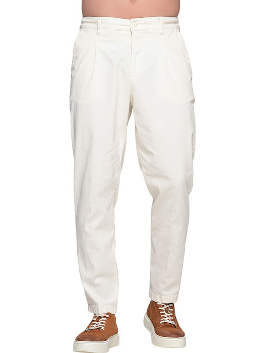 Staff Culton Παντελόνι σε Tapered Γραμμή White