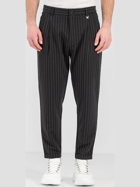 Ανδρικό Παντελόνι Ελαστικό Loose Fit Black