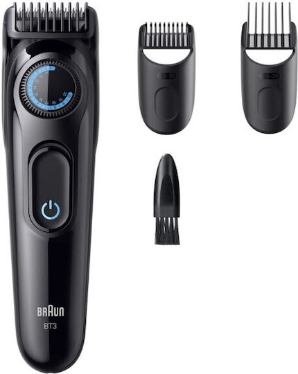 Braun Επαναφορτιζόμενη Κουρευτική Μηχανή Μαύρη BT3520