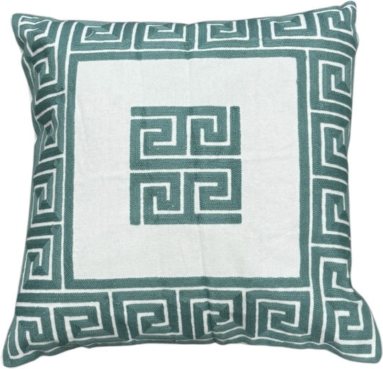 My Home Luxury Dekorativer Kissenbezug Türkis 45x45cm