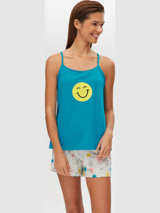 Minerva Summer Women's Pyjama Set Emerald