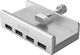 Orico MH4PU-SV Hub 4 Porturi USB 3.0 Cu Conectare USB-A Gri
