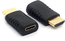 17625 HDMI female σε mini HDMI female