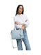 Ryder Medium Γυναικεία Τσάντα Tote Χειρός Γαλάζια